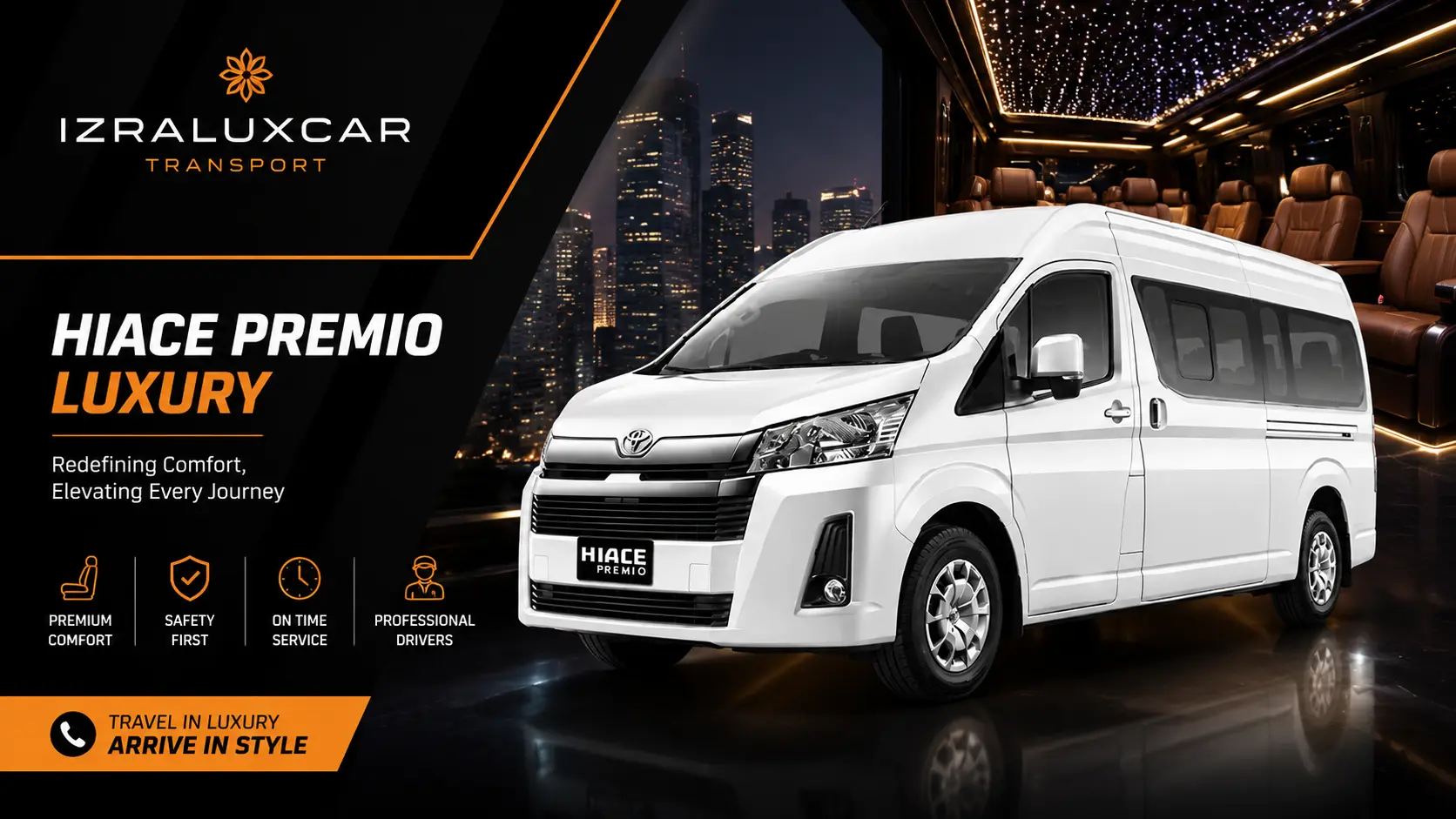 hiace premio luxury