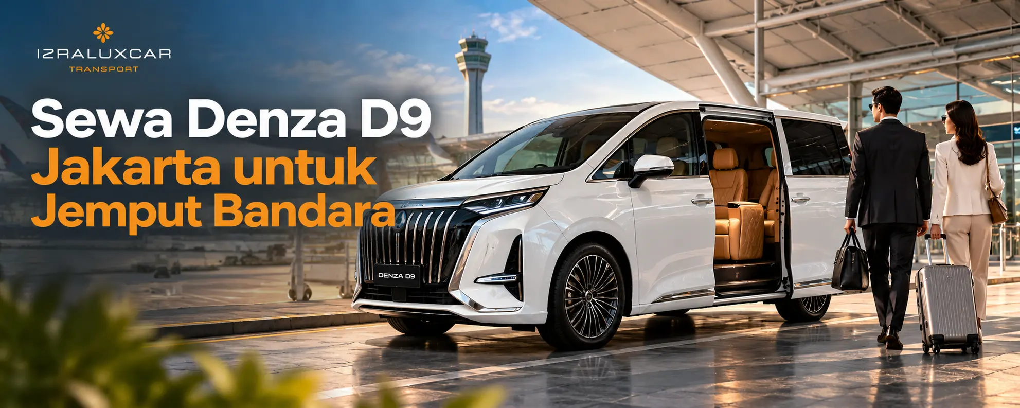 sewa denza d9 jemput bandara