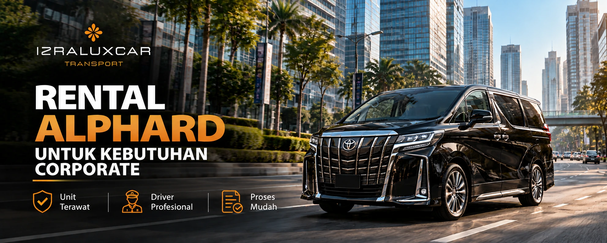 rental alphard untuk corporate